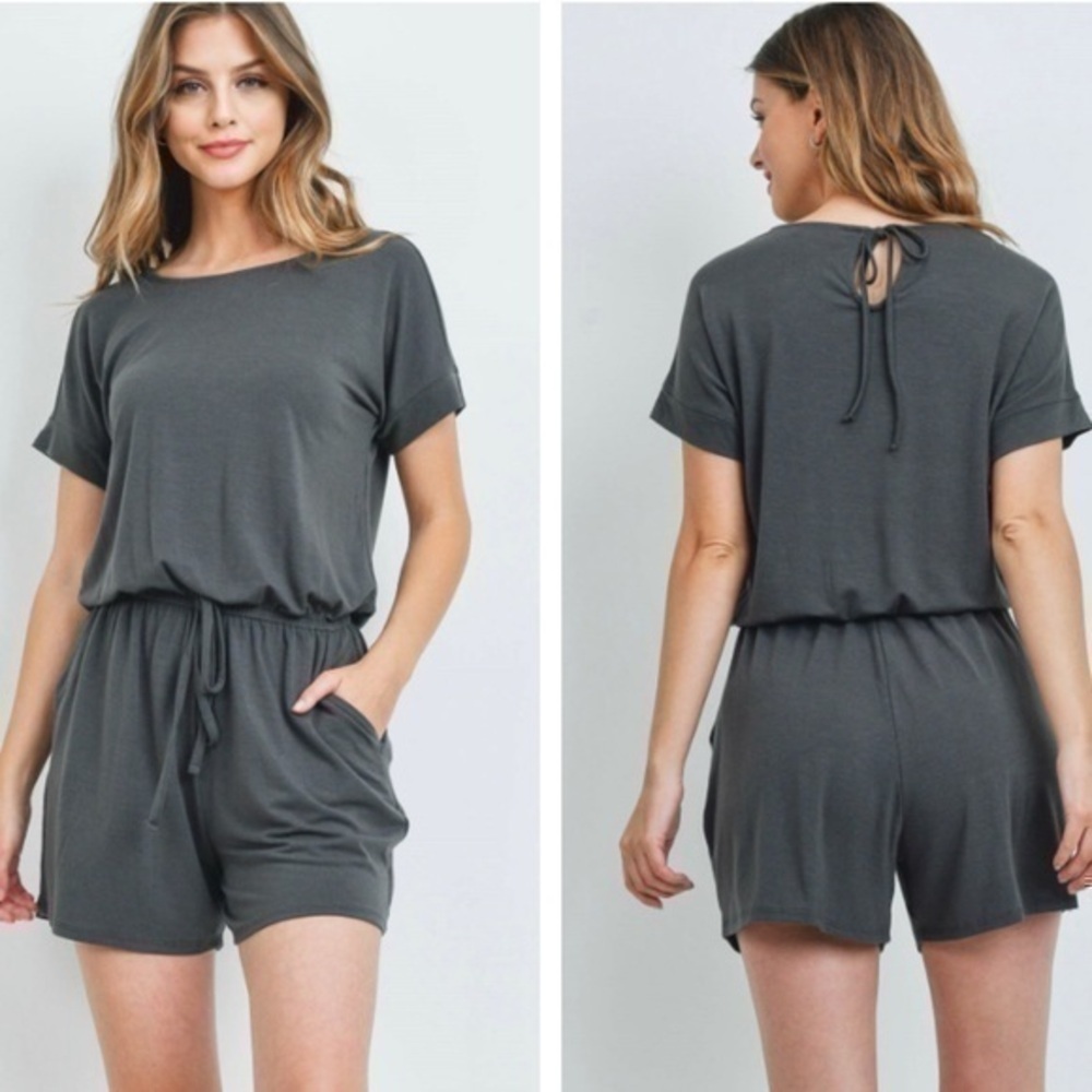 Gray Romper Size XL NWOT